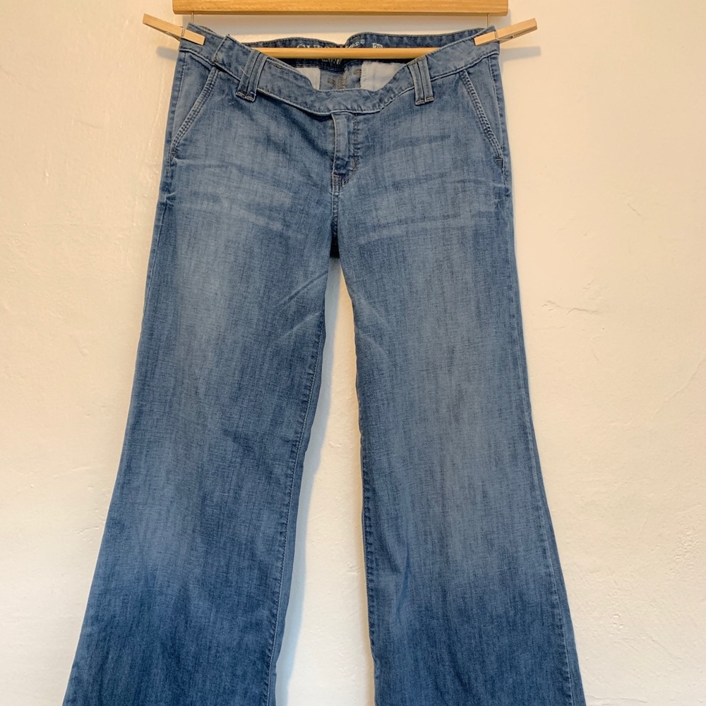 Guess Jeans Wide Leg Light Blue Denim Jeans